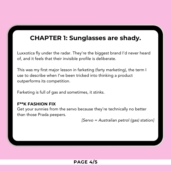 F**k Fashion AUDIOBOOK