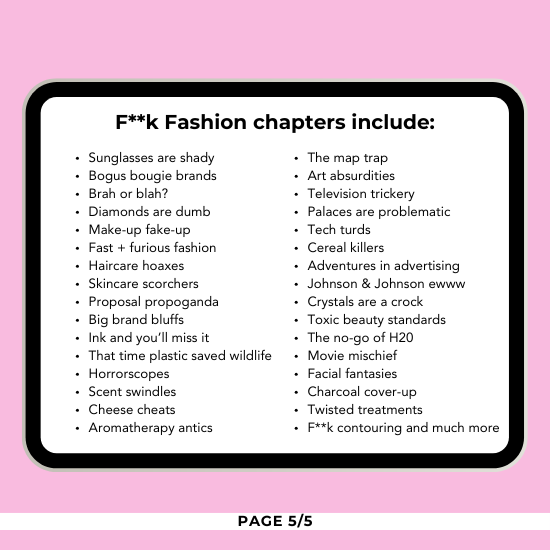 F**k Fashion AUDIOBOOK