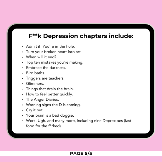 F**k Depression AUDIOBOOK