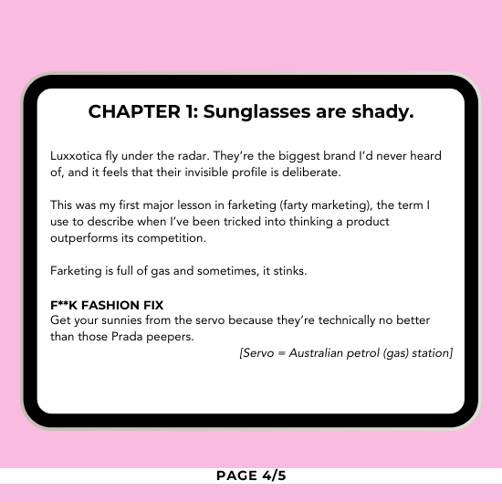 F**k Fashion EBOOK