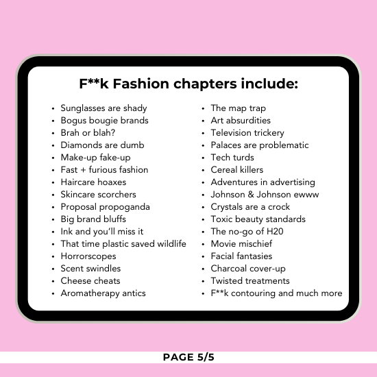 F**k Fashion EBOOK